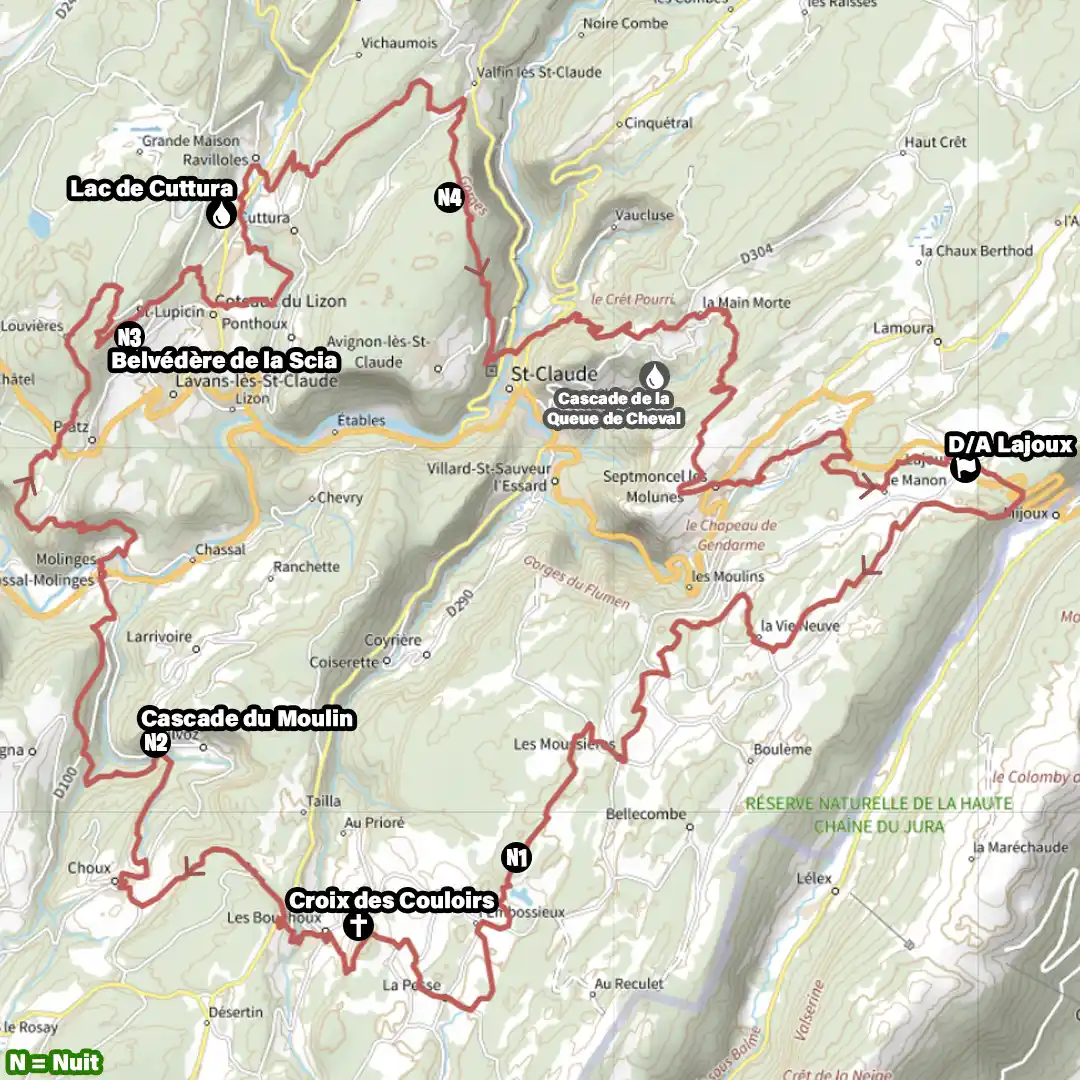 Tour du Haut-Jura Sud